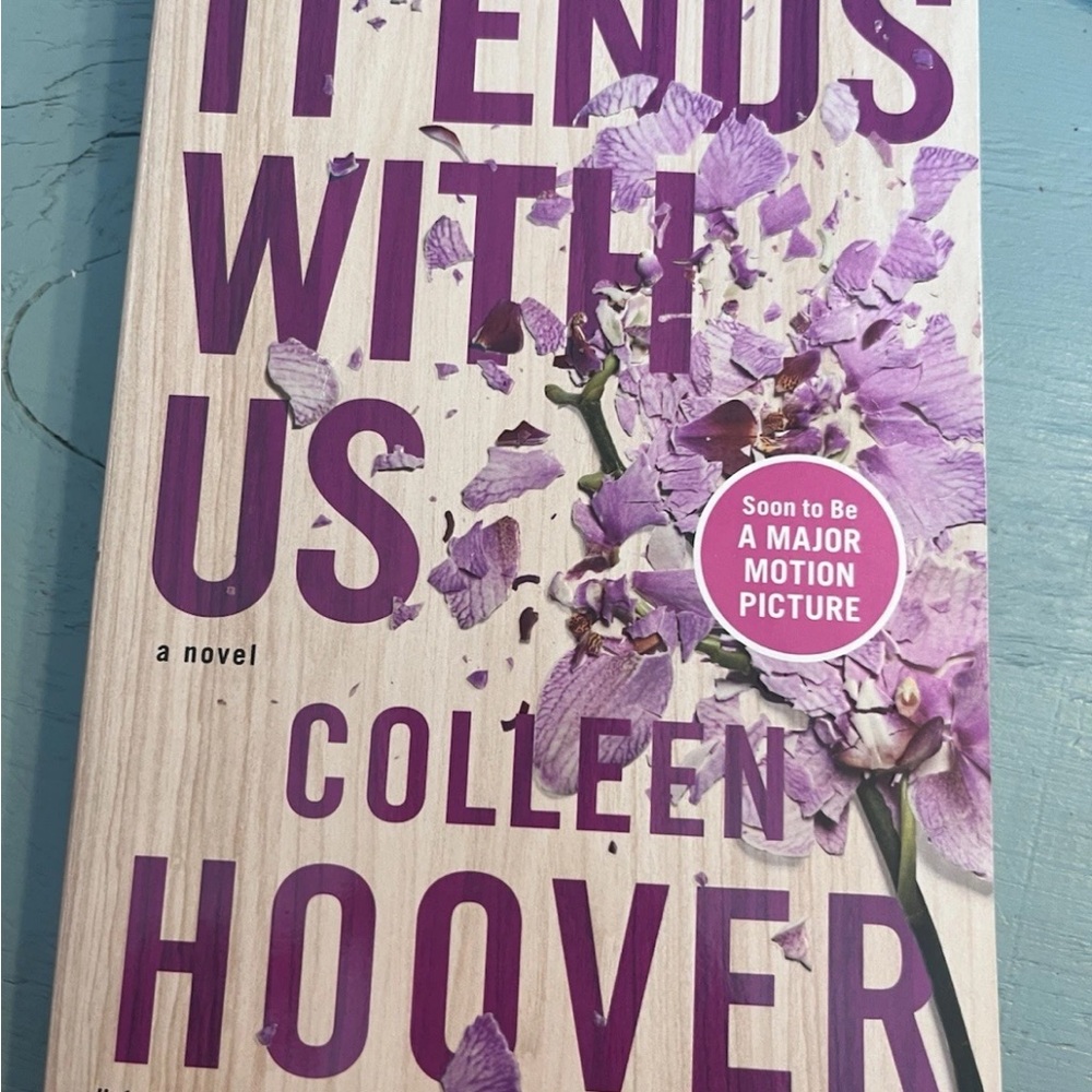 Colleen Hoover Novel with Purple Accents